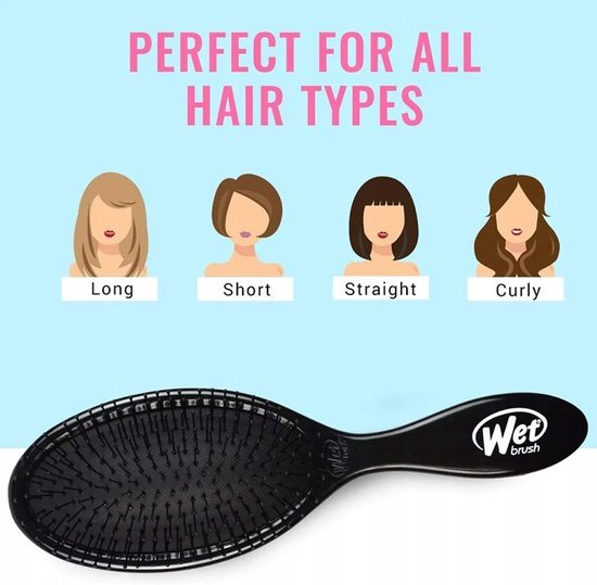 Wet Brush Original Detangler Haarbürste – Schwarz
