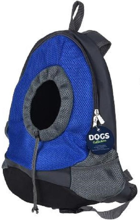 Hunderucksack - mit Griff - Blau