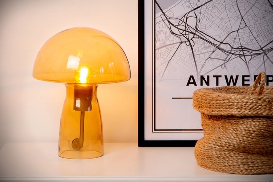 Lucide FUNGO – Tischlampe – 1xE27 – Orange