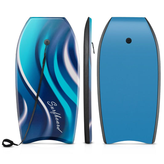 Coast Lightweight Bodyboard 104x52 cm - Blau - Boogieboard mit EPS Kern & HDPE Boden für Jugendliche und Erwachsene