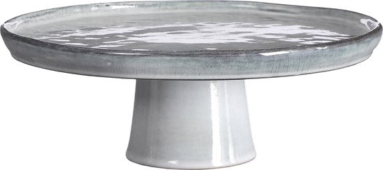 Mica Decorations Tabo Kuchenteller - H10 x Ø27 cm - Grau