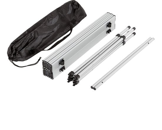 tectake - Campingtisch - Klappbar - Inkl. Tragetasche - 70 x 70 cm - Grau