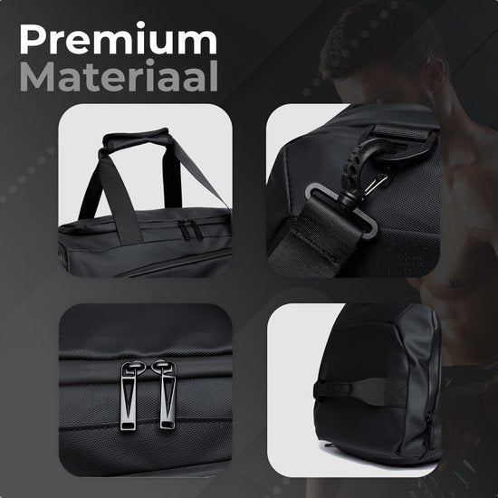 Sporttasche - Sporttasche Herren - Wochenendtasche für Herren - Sporttasche mit Schuhfach - Seesack - Fitnesstasche