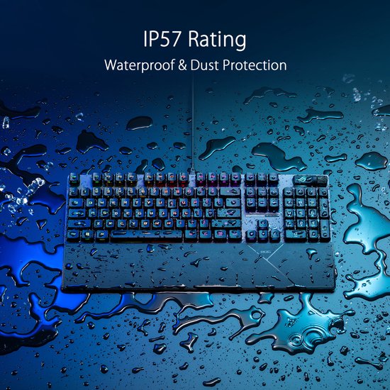 ASUS ROG STRIX SCOPE II RX/RXRD – Tastatur – XA12 – kabelgebunden – USB – Schwarz – QWERTY
