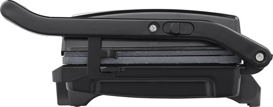 Tomado TGC2001S - Kleiner Kontaktgrill - Toaster - PFAS-frei - Schwarz/Edelstahl - 750 Watt