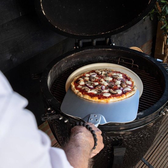 Boska Pizzastein Deluxe L - für Backofen & BBQ - Krustenpizza - Ø 35 cm - BBQ-Zubehör
