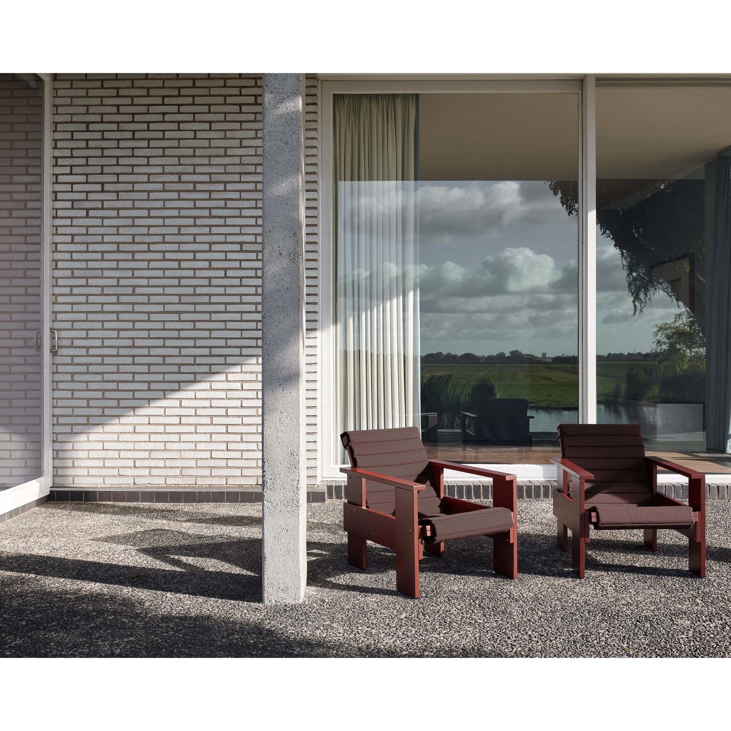 HAY Crate Sessel 64,5x58x77 cm - Eisenrot - Design by Rietveld Originals