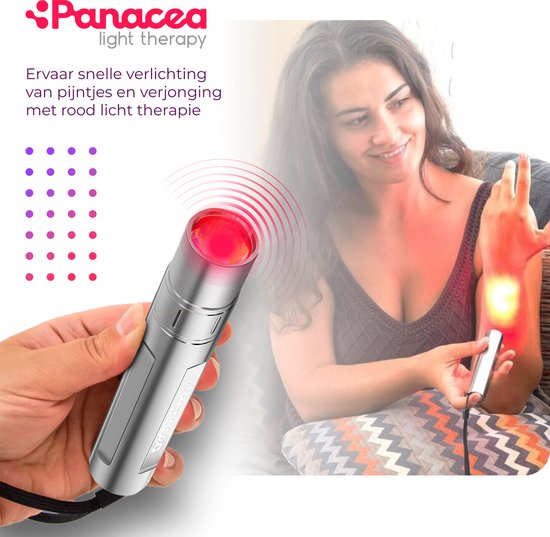 ReviveTorch Schmerzlinderung Rotlichttherapie Infrarotlampe - Schmerzlinderung - tragbar - Muskel- und Gelenkschmerzen - Körper und Gesicht