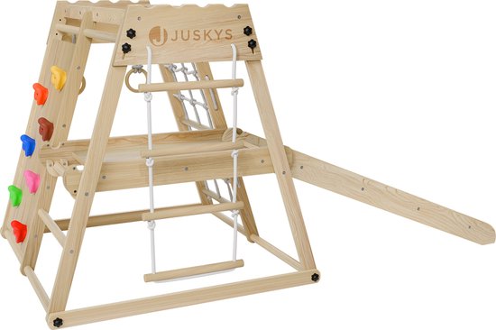 Mini-Spielplatz für Kinder - Mit Rutsche - Natürliche Spielgeräte