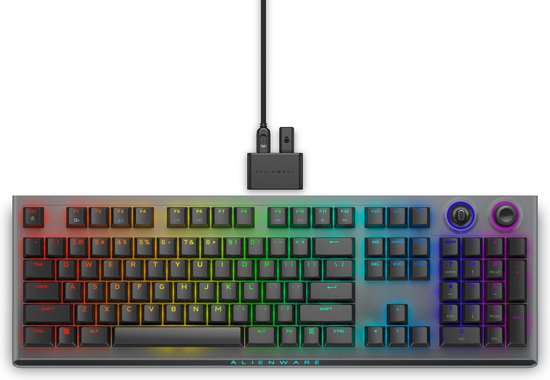 Alienware AW920K Gaming-Tastatur, RF-Funk, grau
