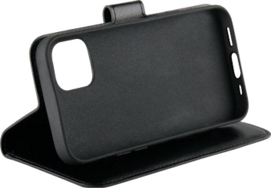 BeHello Bookcover Hülle für iPhone 15 Gel - Schwarz
