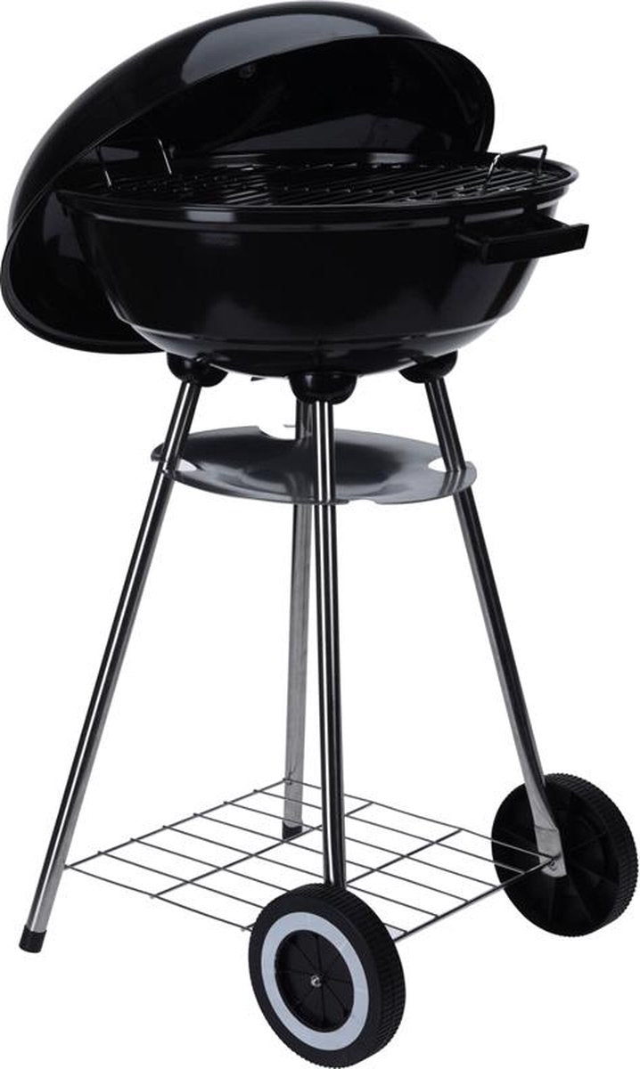 ProGarden Kugelgrill auf Rädern 46 cm schwarz