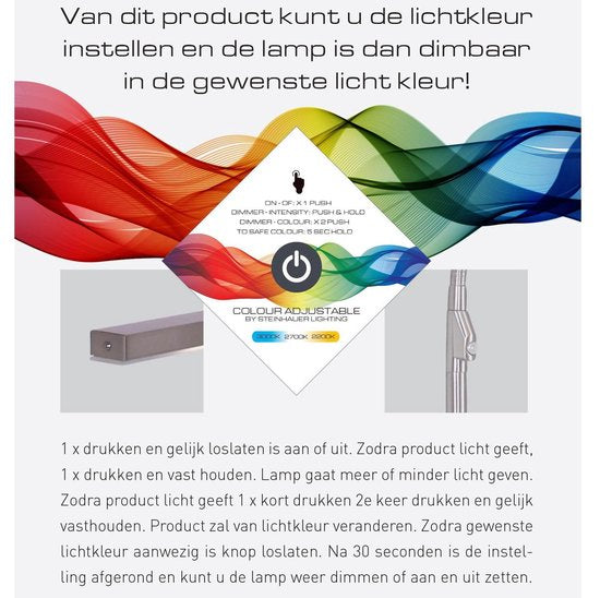 Steinhauer Litho Wandleuchte - LED - (H) 9,4cm - Metall - Schwarz