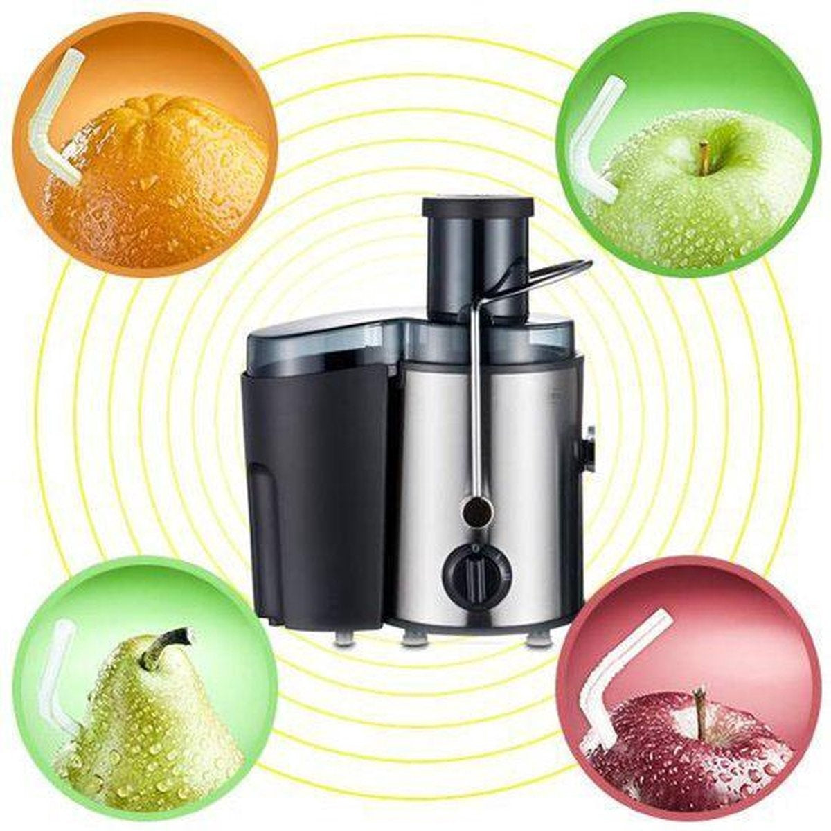Fuegobird L813 Schnellentsafter - Power Juicer - Edelstahl - 400Watt - Schwarz