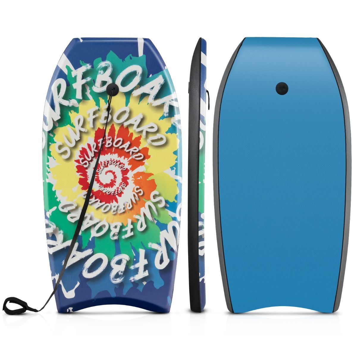Coast Bodyboard für Kinder – leichtes Surfbrett – mit Handschlaufe – 84 cm – blau