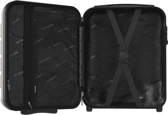 TRVLMORE Handgepäckkoffer – 40 x 30 x 20 cm – Unter-dem-Sitz-Koffer – 24 l – TSA-Schloss – 2 Rollen – Roségold