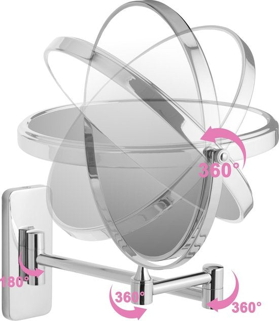 tectake - Spiegel - Schminkspiegel - 10-fach - 402644