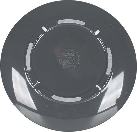 Gimex – Vivid Line – Geschirr – Grau – 12-teilig