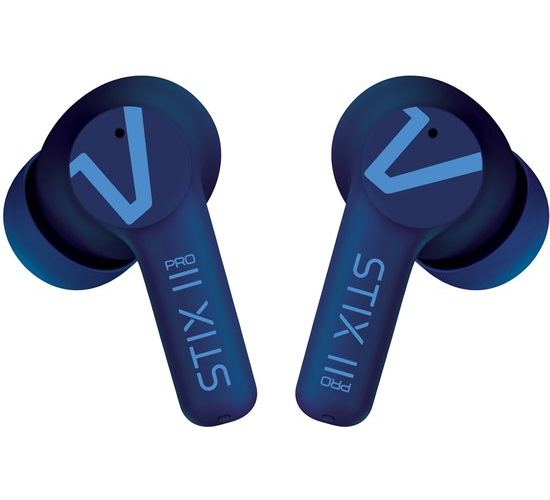 Veho STIX II Pro True Wireless Kopfhörer Wireless In-Ear Anrufe/Musik/Sport/Alltag Bluetooth Blau