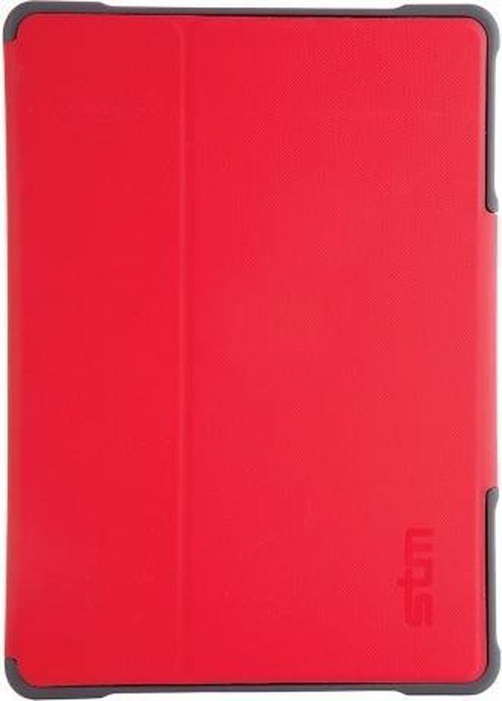 STM dux 20,1 cm (7,9'') Flip case Grau, Rot, Transparent