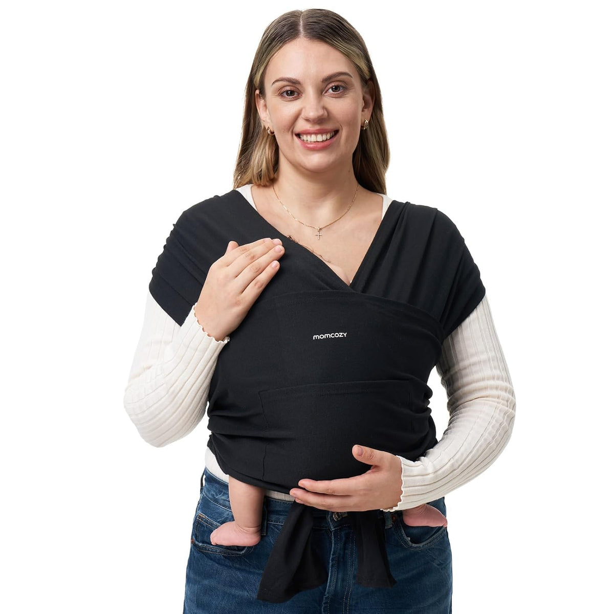 Momcozy BJ001 Babytragetuch – schwarz