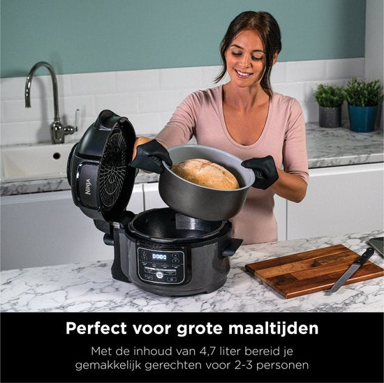 Ninja Foodi OP100EU Multicooker – Kompakter Multicooker – 6-in-1-Kochfunktionen