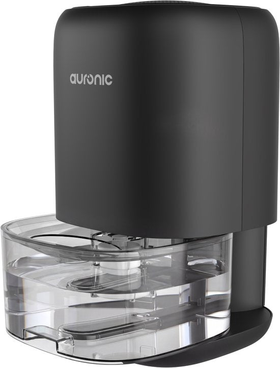 Auronic Luftentfeuchter 450 ml/Tag – 1 l – 40 W – 10–20 m² – LED – Schwarz