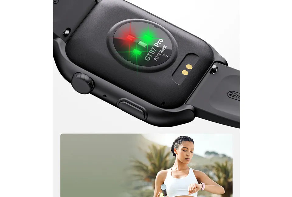 Vlectro Smartwatch 2.0 – Rechteckig – 2 Zoll HD – Telefonieren über Bluetooth – Schwarz