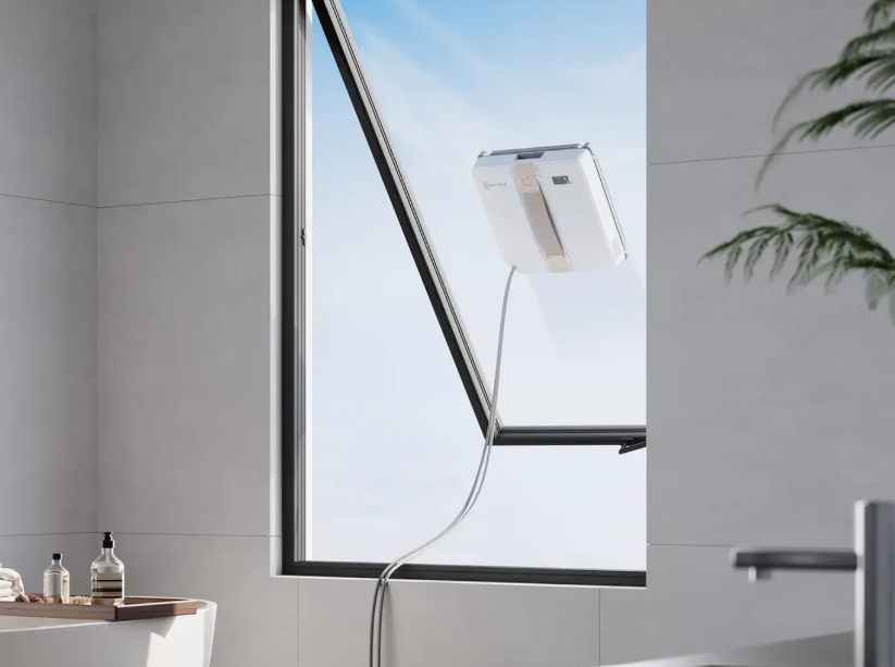Ecovacs – Winbot Mini Fensterreinigungsroboter – Weiß – 21,5 x 21,5 x 5,5 cm