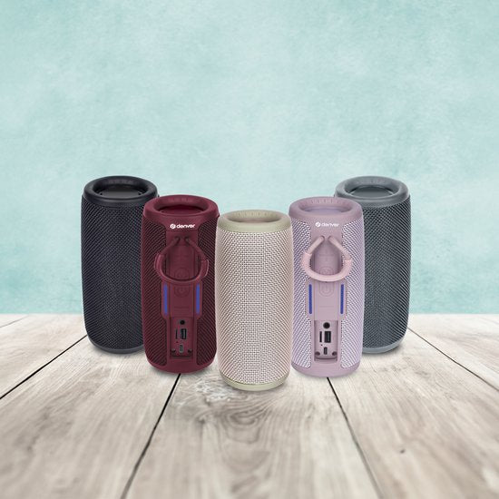 Denver Bluetooth-Lautsprecher Wireless - Musikbox - AUX - BTV150 - Pink