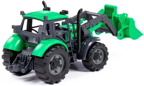 Sonstige Marken: Farmer-Reibungstraktor + Lader, grün/schwarz