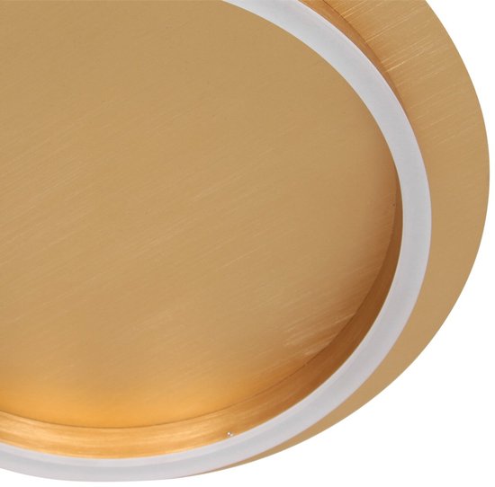 Deckenleuchte Ringlux 3655GO, goldene Deckenleuchte, Ø 32 cm, mit integrierter LED-Beleuchtung von Steinhauer
