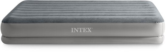 Intex Prestige Mid-Rise Luftmatratze – Queensize – Integrierte elektrische Pumpe – 203 x 152 x 30 cm – für 2 Personen