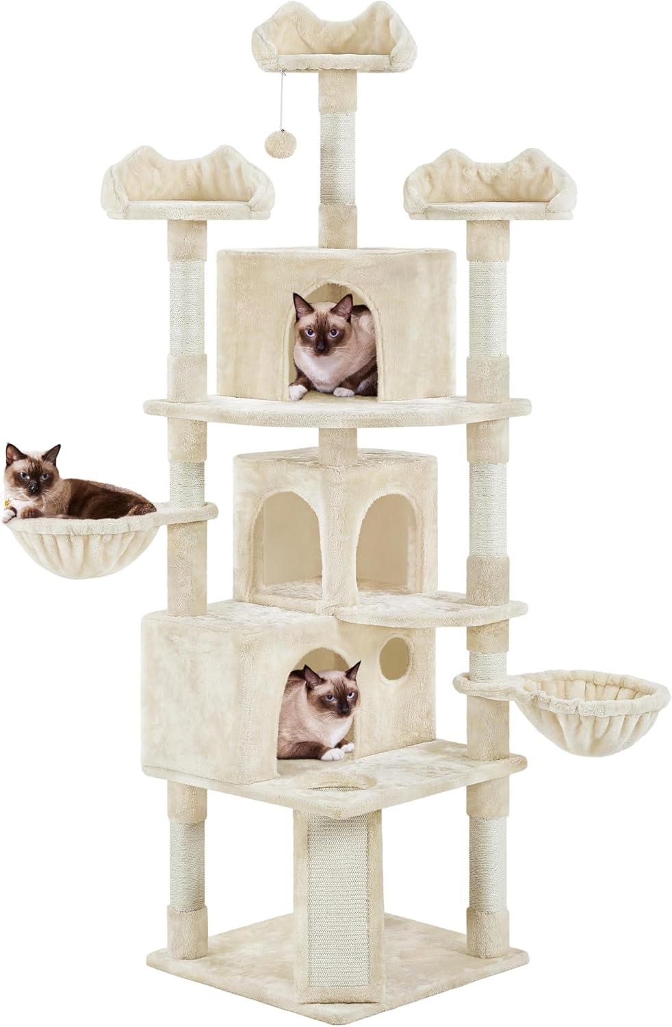 Yaheetech XXL Kratzbaum – 194 cm – beige