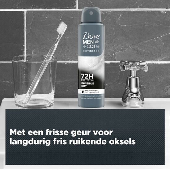 Dove Men+Care - Deodorant - Spray - Unsichtbar trocken - 150ml