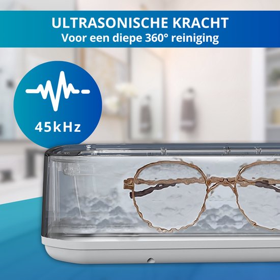 Ultraschallreiniger - 650ml - Brillenreiniger - Schmuckreiniger - Uhr - Zeri