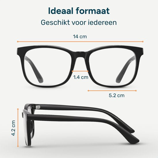 Alyze Blue Light Glasses - Computermonitor - Rezeptfrei mit Filter - Blaulichtbrille