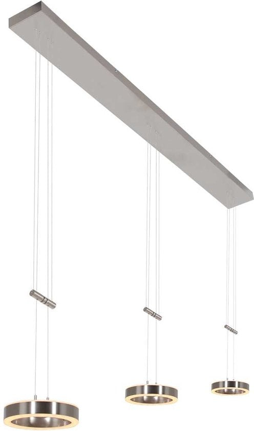 Steinhauer - Pendelleuchte - Piola - Stahl - Acrylmetall - Designleuchte - LED - 3501ST
