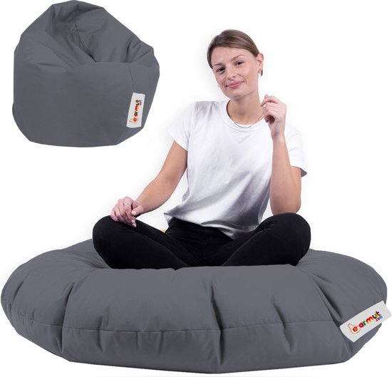 Asir - Garten-Sitzsack - Rauch - 100 x 20 x 100