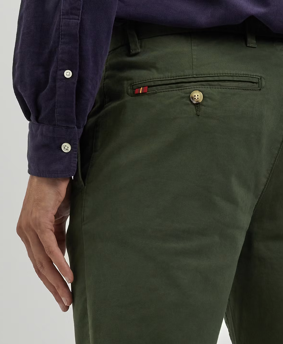 McGregor Chino Modern Fit - Tannengrün - W30 L34 - Herrenhosen