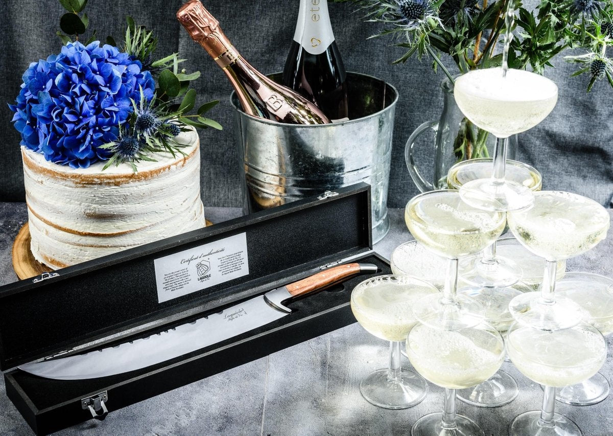 Laguiole Style de Vie Champagnersäbel - in Geschenkbox - Palisanderholz