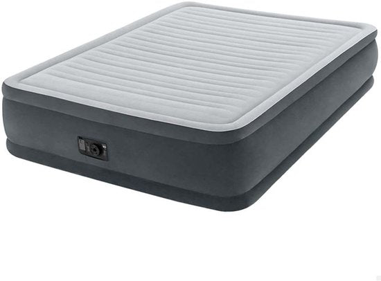 Intex Queen Comfort-Plush Luftmatratze mit integrierter Pumpe – 203 x 152 x 46 cm