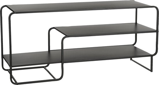 Mica Decorations Jules Couchtisch - L110 x B38 x H50 cm - Metall - Schwarz