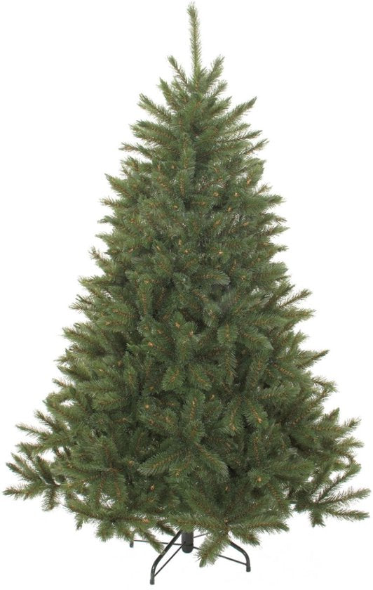 Triumph Tree Bristlecone Kunstweihnachtsbaum – Kunstbaum mit natürlicher Optik – Weihnachtsdekoration für den Innenbereich – PVC-Hardneedle-Ausführung – H 260 x Ø 163 cm – Grün