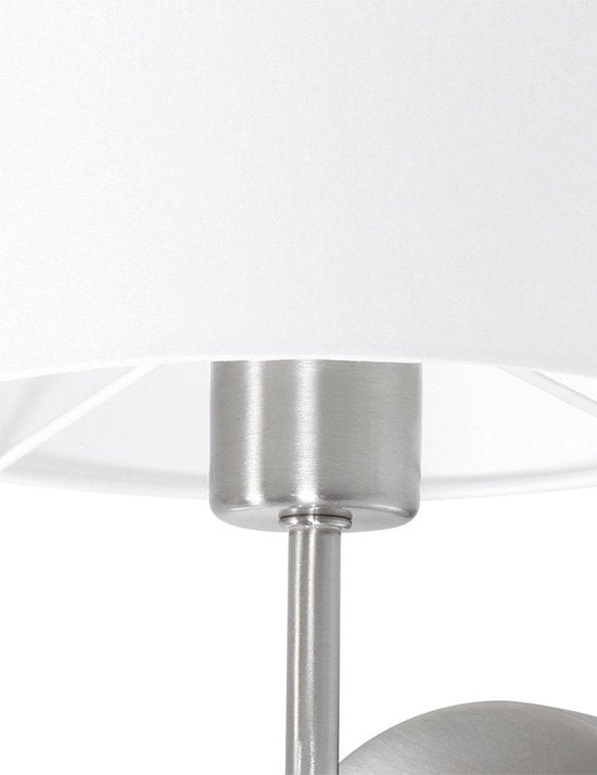 Wandleuchte Noor 1562ST aus Stahl mit Leselampe und USB-Ladeanschluss – Modernes Design von Mexlite – Verstellbar und praktisch für den Innenbereich