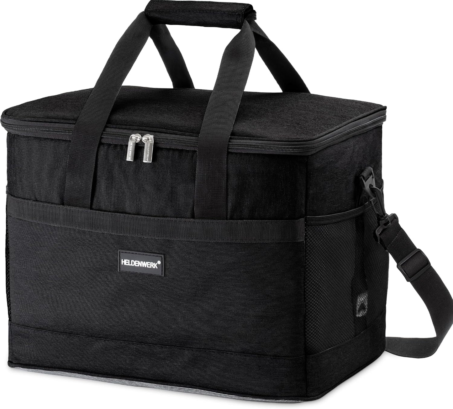 Heroic Kühltasche - 30L - 12 Stunden - 7 Fächer - Schwarz