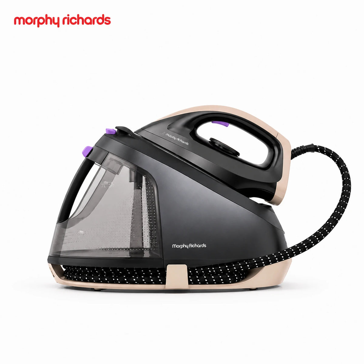 Morphy Richards EasySteam+ Dampfbügeleisen 2400 W – 6 bar – 1,8 l Wassertank – Schwarz