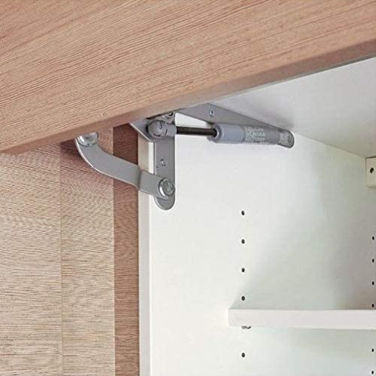Gasfeder 2x Kessebohmer Lift-o-Mat Gasfederpumpe 250N | Türanhebedämpfer für Schranktür oder Klappe | 2er Set | Softclose Türbeschläge