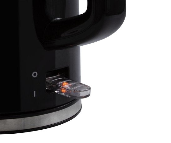 Tomado TWK1701B - Kunststoff-Wasserkocher - Schwarz - 1,7 Liter Fassungsvermögen - 2200 Watt - Wasserstandsanzeige
