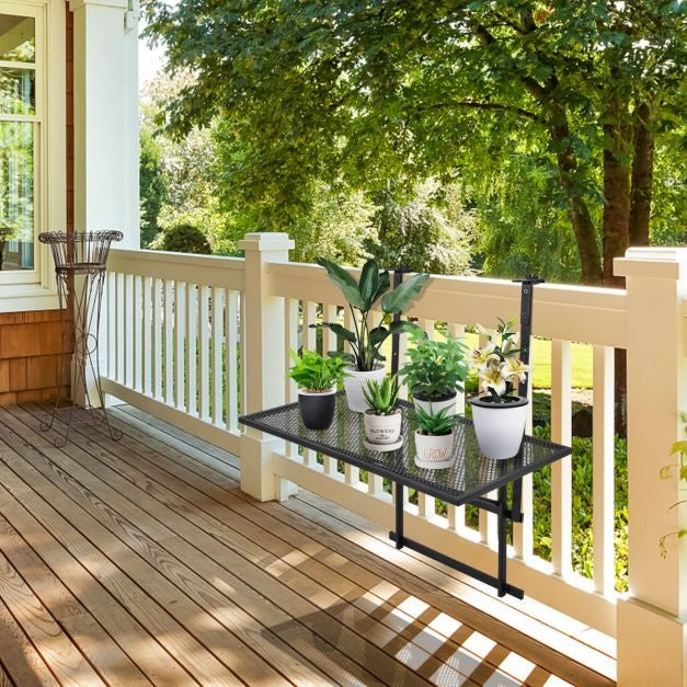 Coast Railing Klapptisch - Eisengestell - Höhenverstellbar - 60.5x40.5x61.5-82.5cm